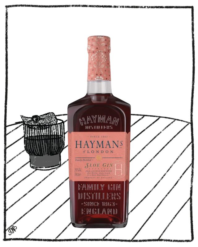 HAYMAN'S SLOE GIN 750ML 26% ABV