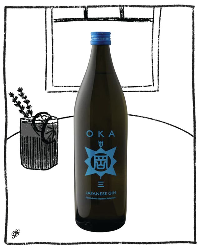 OKA JAPANESE GIN 900ML 43% ABV