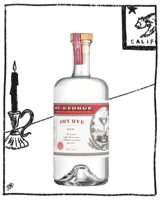ST. GEORGE DRY RYE GIN 750ML 45% ABV