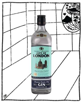 TYLER'S CITY OF LONDON DRY GIN 1L 47% ABV