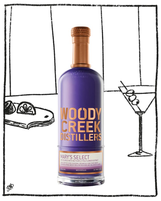 WOODY CREEK MARY'S GIN 750ML 42% ABV