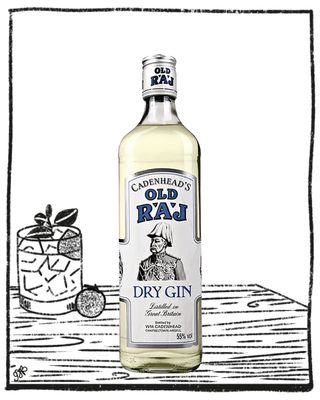 OLD RAJ DRY GIN BLUE LABEL 700ML 55% ABV