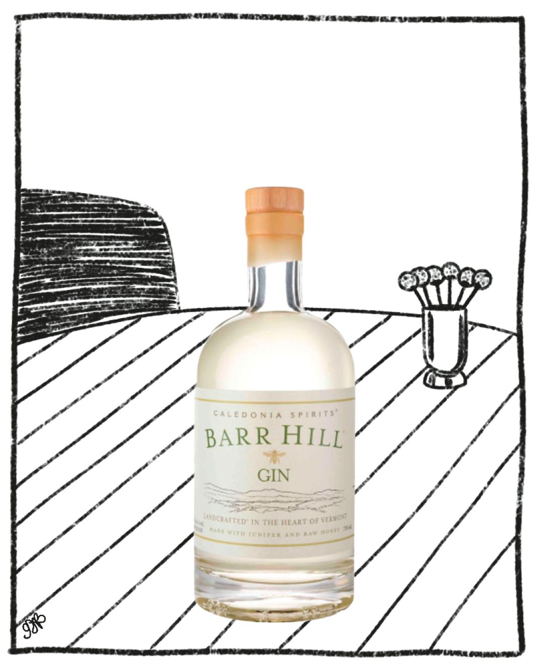 BARR HILL GIN 375ML 45% ABV