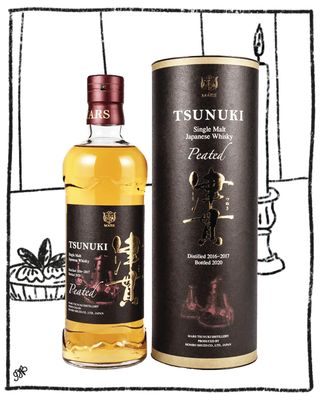 TSUNUKI JAPANESE PEATED SINGLE MALT 750ML 50% ABV