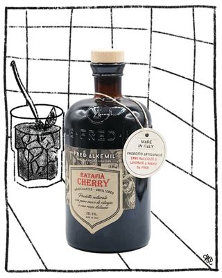 FRED JERBIS ALKEMIL RATAFIA CHERRY 700ML 25% ABV