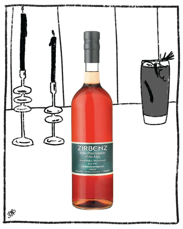 ZIRBENZ STONE PINE LIQUEUR 750ML 35% ABV