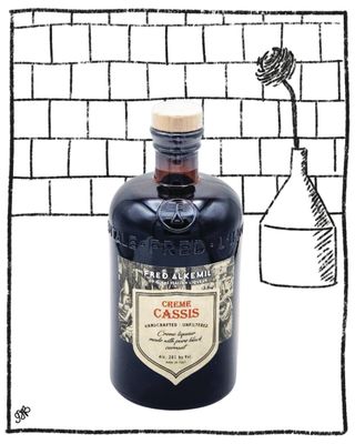 FRED JERBIS ALKEMIL CREME CASSIS 700ML 20% ABV