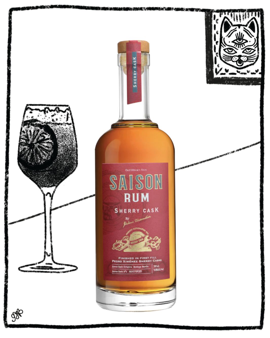 SAISON RUM SHERRY CASK 750ML 42% ABV