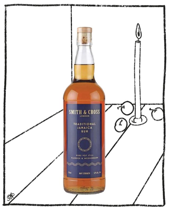 SMITH &amp; CROSS JAMAICAN RUM 750ML 57% ABV