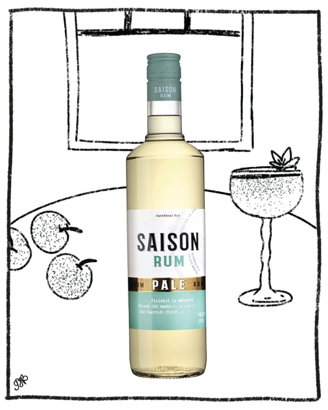SAISON RUM PALE 750ML 40% ABV