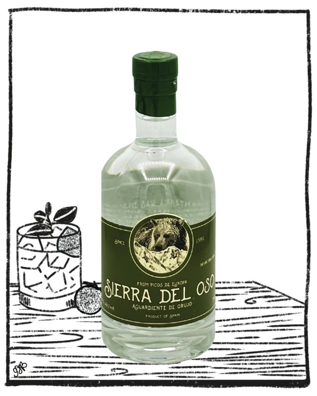 SIERRA DEL OSO AGUARDIENTE DE ORUJO 750ML 47% ABV