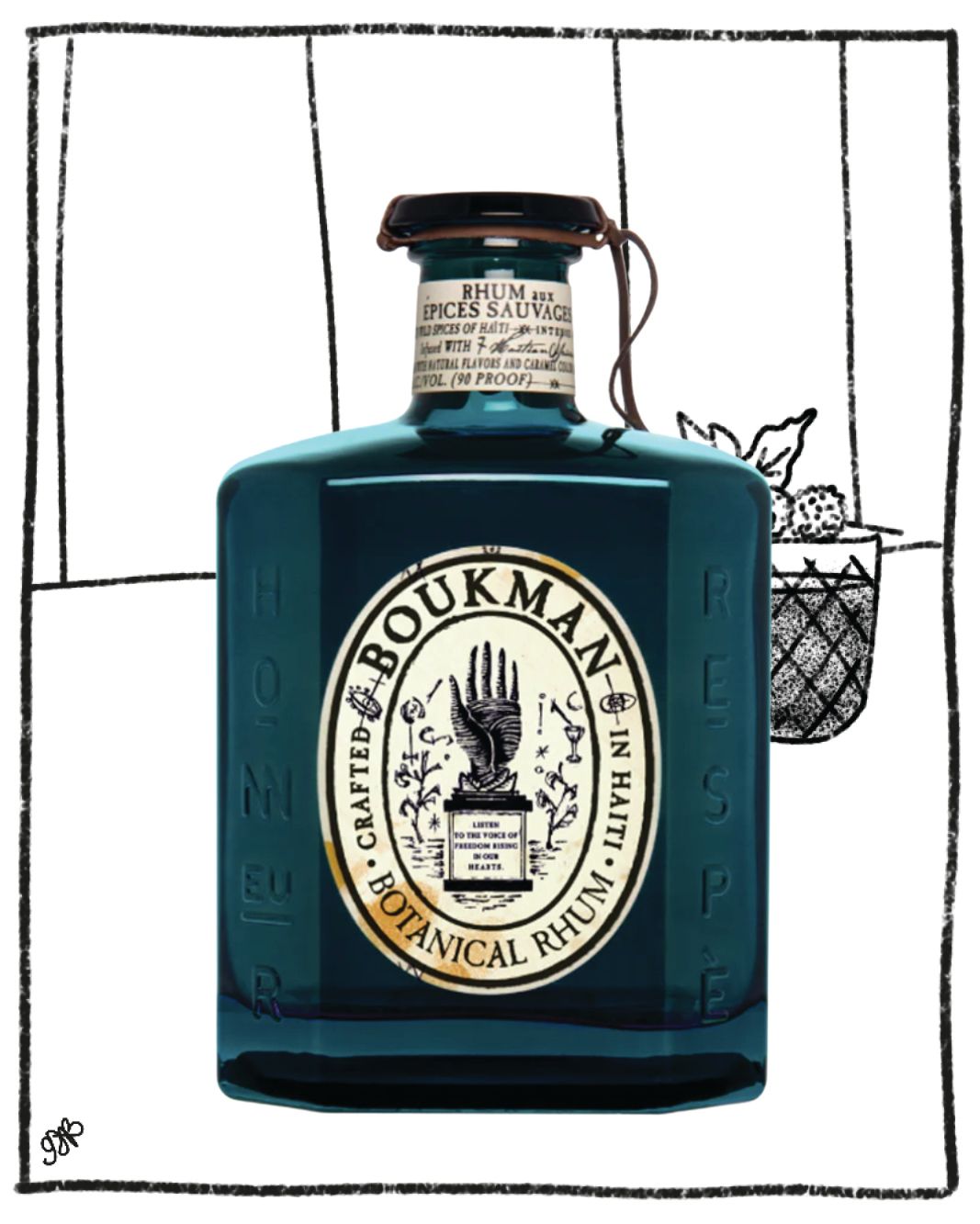 BOUKMAN BOTANICAL RHUM 750ML 45% ABV