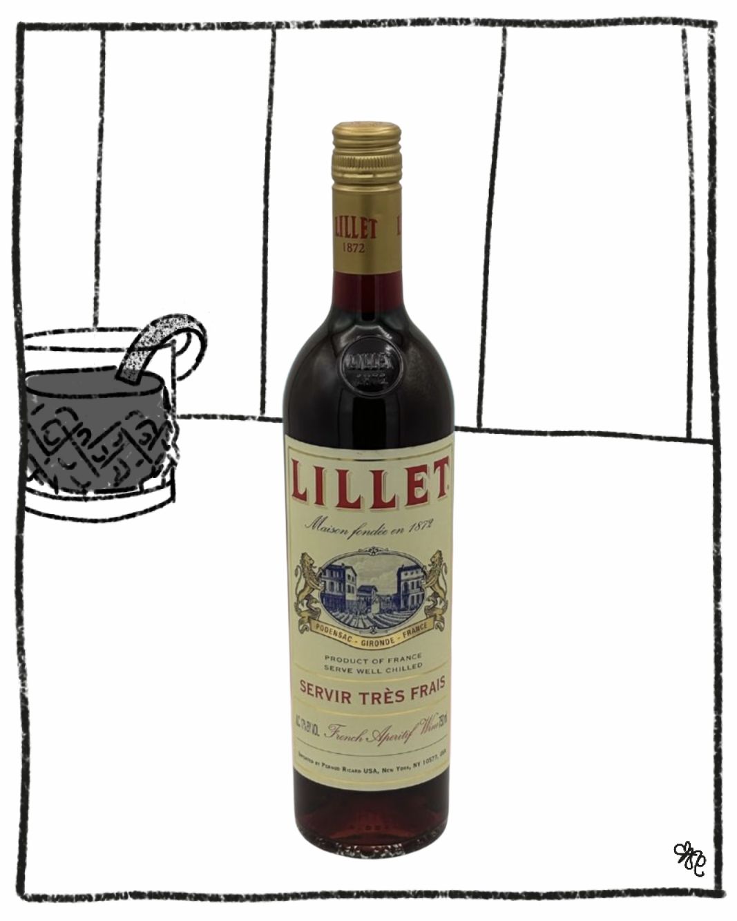LILLET ROUGE 750ML 17% ABV