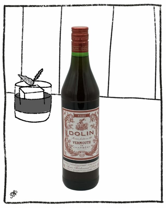 DOLIN VERMOUTH ROUGE DE CHAMBERY 750ML 16% ABV