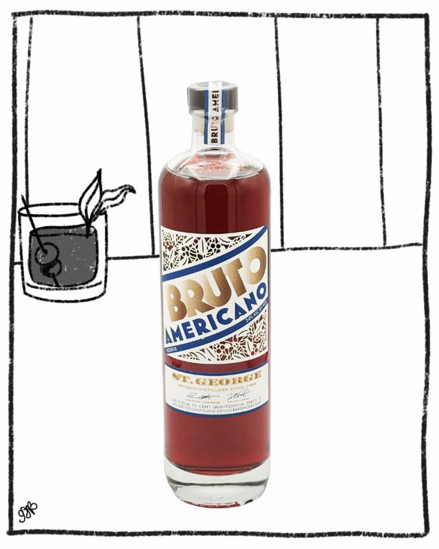 ST. GEORGE BRUTO AMERICANO 750ML 24% ABV