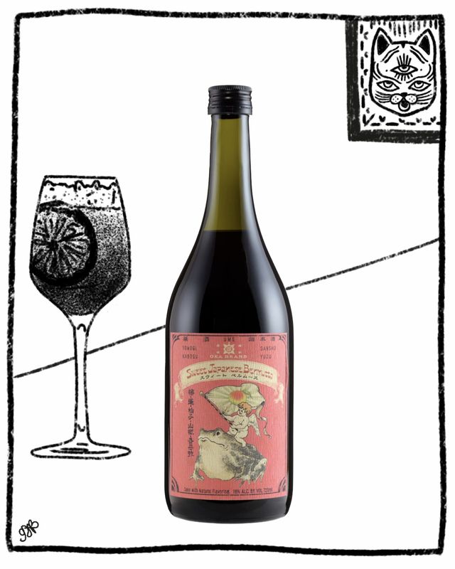 OKA KURA JAPANESE BERMUTTO SAKE VERMOUTH SWEET 720ML 18% ABV