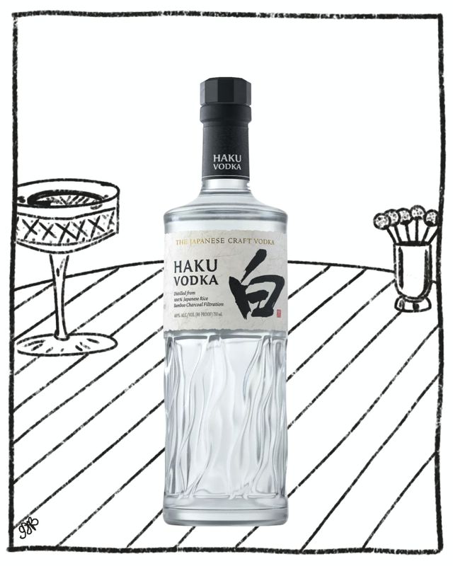 SUNTORY HAKU VODKA 750ML 40% ABV