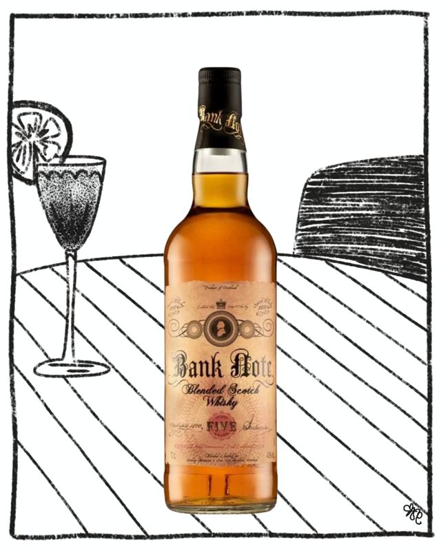 BANK NOTE 5YR RESERVE 700ML 43% ABV