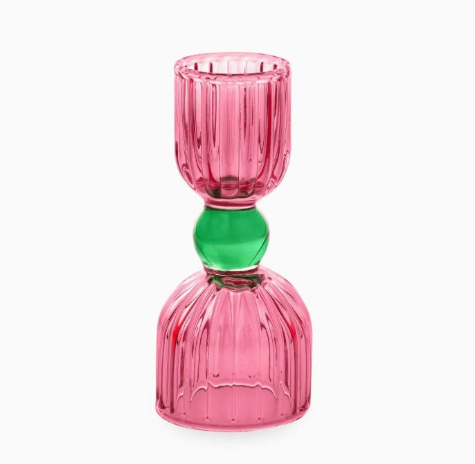 Ban.do Tipsy Pink and Green Jigger