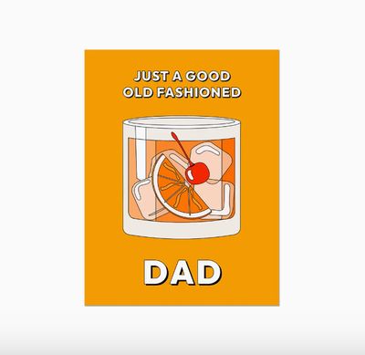 Just a Good Old Fashioned Dad Greeting Card