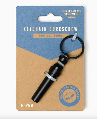 Gentlemen's Hardware KEYCHAIN CORKSCREW