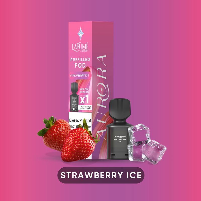 LAFUME Aurora Pod "Strawberry Ice" - Erdbeerfrische mit kühler Note