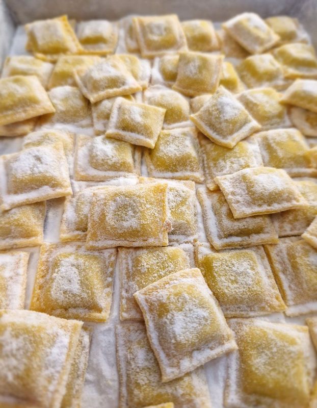 Agnolotti con carne fatti a mano 12,50€ per 500g