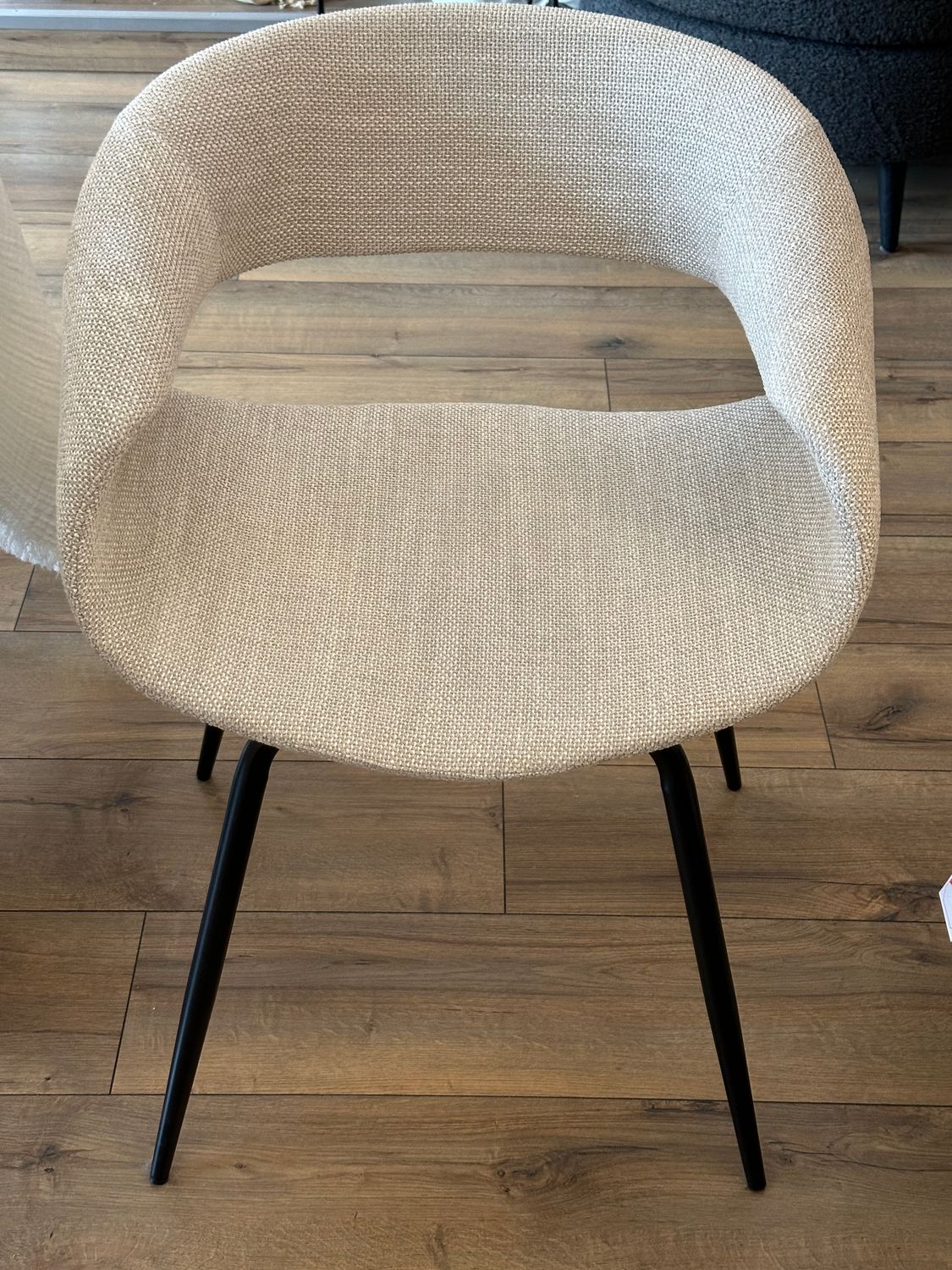 CHAISE WAVY design écru