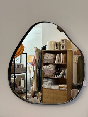 MIROIR en Métal noir S