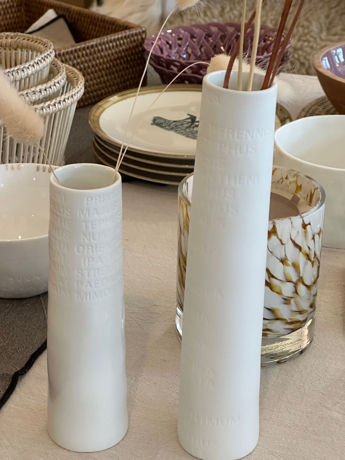 SOLIFLORE en Porcelaine blanche
