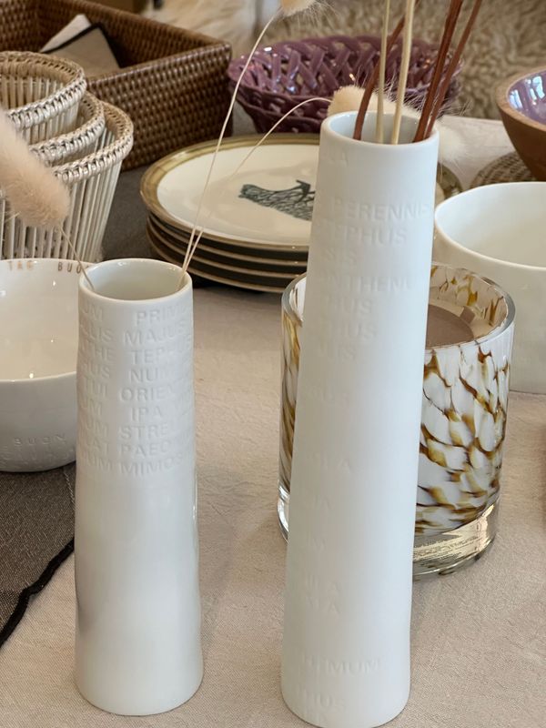 SOLIFLORE en Porcelaine blanche