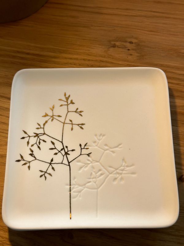 Coupelle carrée en porcelaine