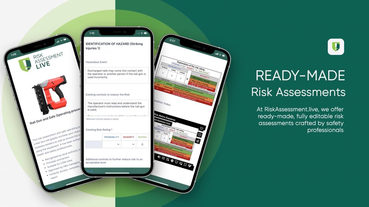 Access All Risk Assessments  (Website & Mobile App-based)