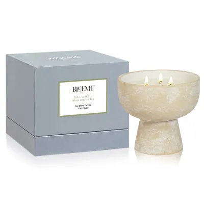 Balance - Ceramic Refillable Candle - White Lotus &amp; Tea