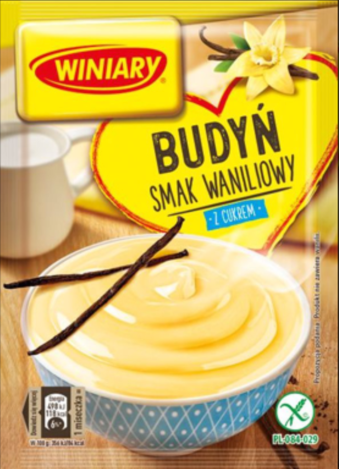 Winiary Budyń waniliowy z cukrem 60g