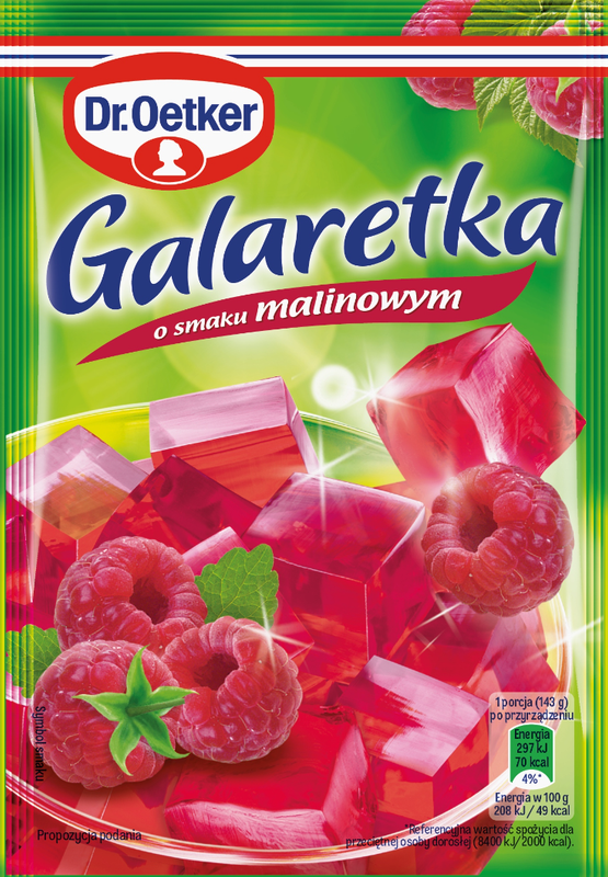 DR. OETKER GALARETKA MALINOWY 72G