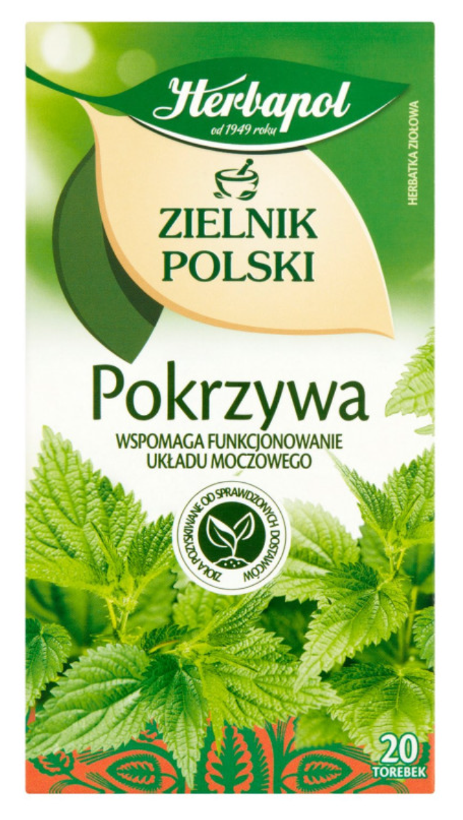 HERBAPOL ZIELNIK POLSKI HERBATKA ZIOLOWA POKRZYWA 30G (20x1,5G)