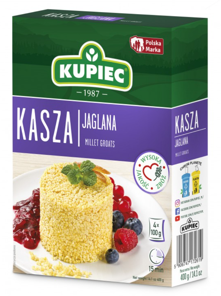 KUPIEC KASZA JAGLANA 4*100G