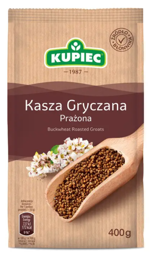 KUPIEC KASZA GRZYCZANA FOLIA 400G