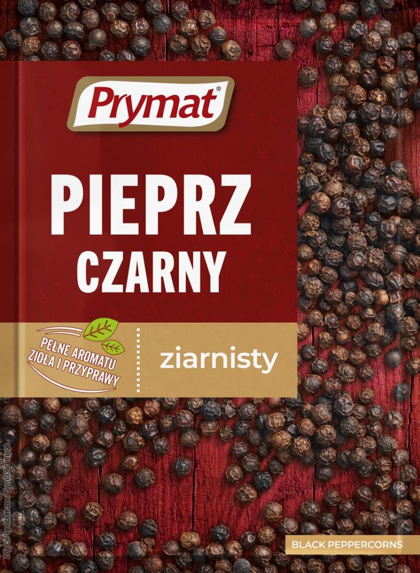 Prymat Pieprz czarny ziarnisty 20g