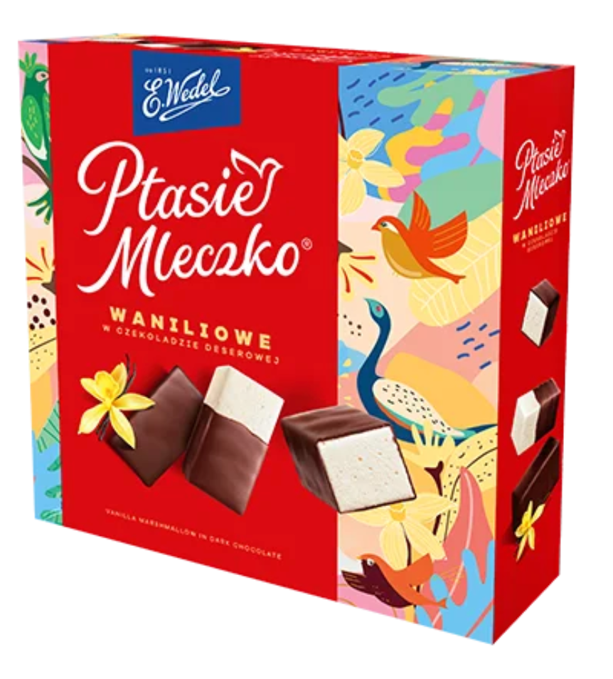 E. WEDEL PTASIE MLECZKO WANILIOWE 340G