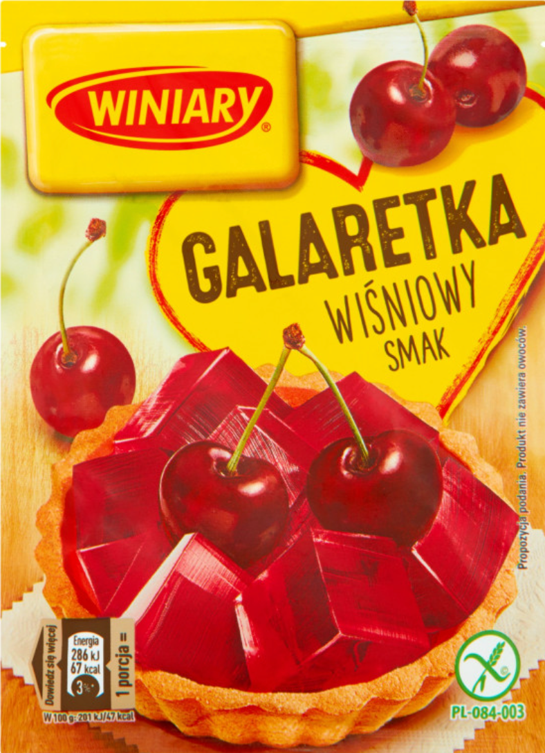 Winiary Galaretka wiśniowy smak 71g