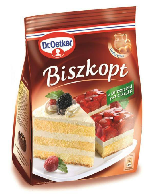 DR. OETKER CIASTO BISZKOPT 400G DR. OETKER CIASTO BISZKOPT 400G