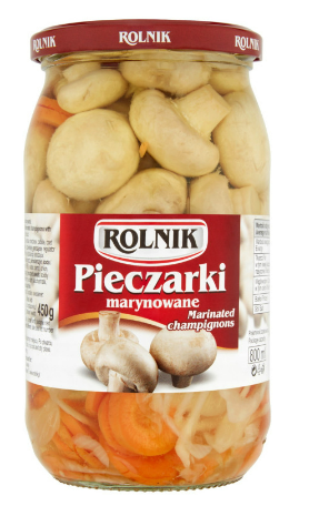 Rolnik Pieczarki marynowane 750 g