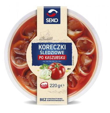 Seko Koreczki śledziowe po kaszubsku 220g