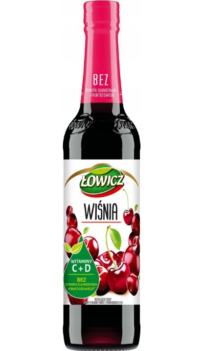 LOWICZ  SYROP WISNIA 400ML