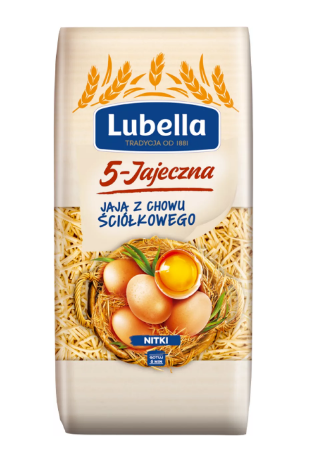 LUBELLA 5-JAJ MAKARON NITKI 250G
