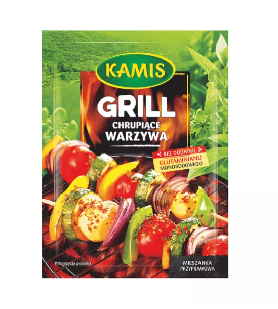 KAMIS GRILL CHRUPIACE WARZYWA MIESANKA PRZYPRAWOWA 20G