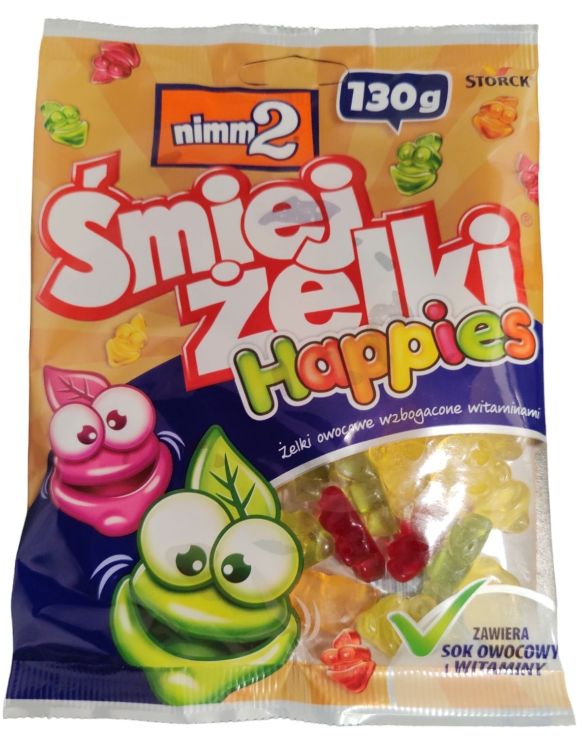 STORCK ZELKI SMIEJZELKI NIMM-2 HAPPIES 130G
