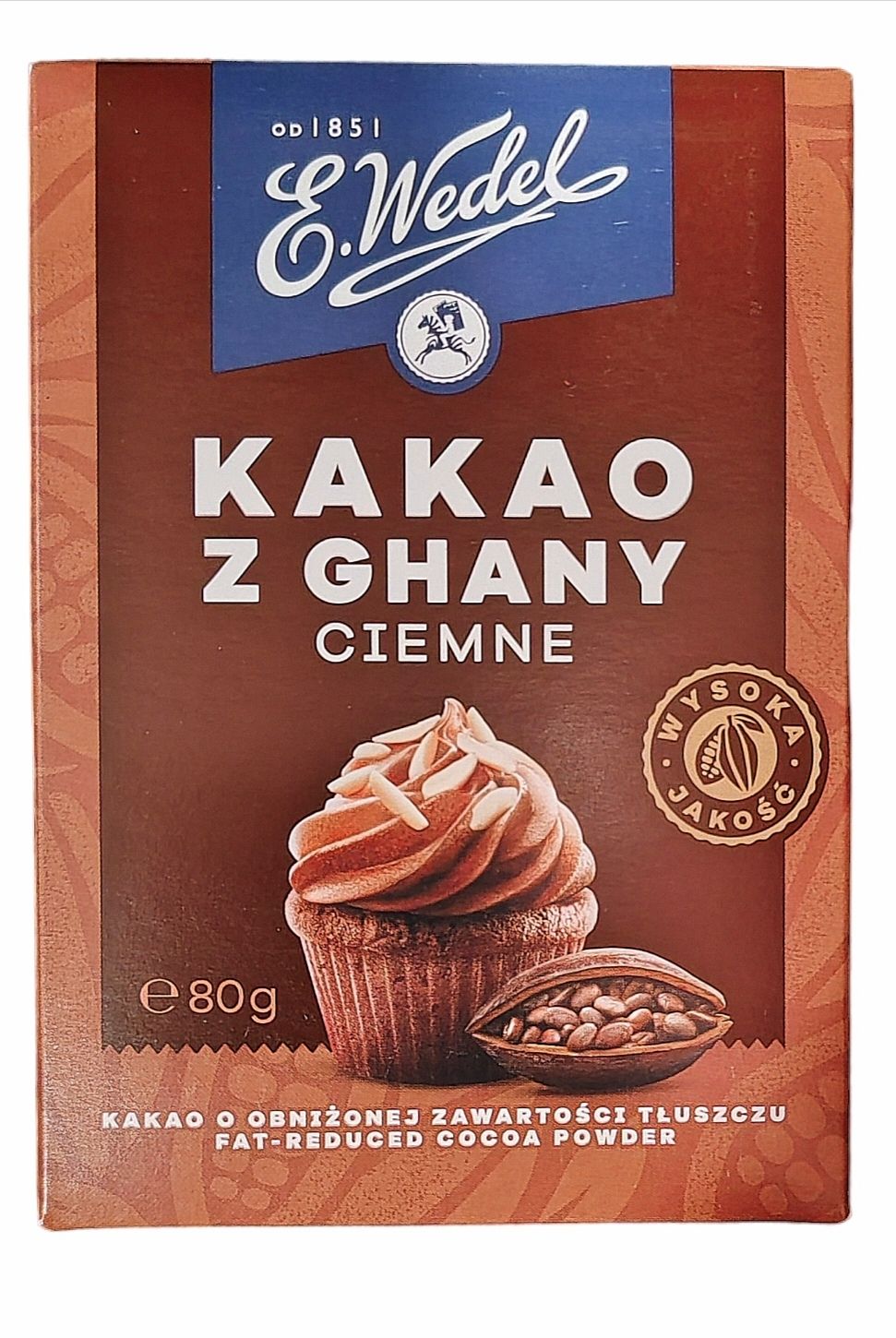 E. WEDEL KAKAO Z GHANY CIEMNE 80G